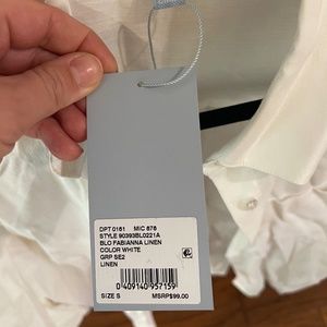 Antonio Melani Fabianna Linen Button Down Top